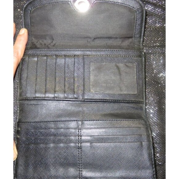 Coach 2008 Hampton Signature C Jacquard black Tote with matching long wallet - Picture 12 of 16